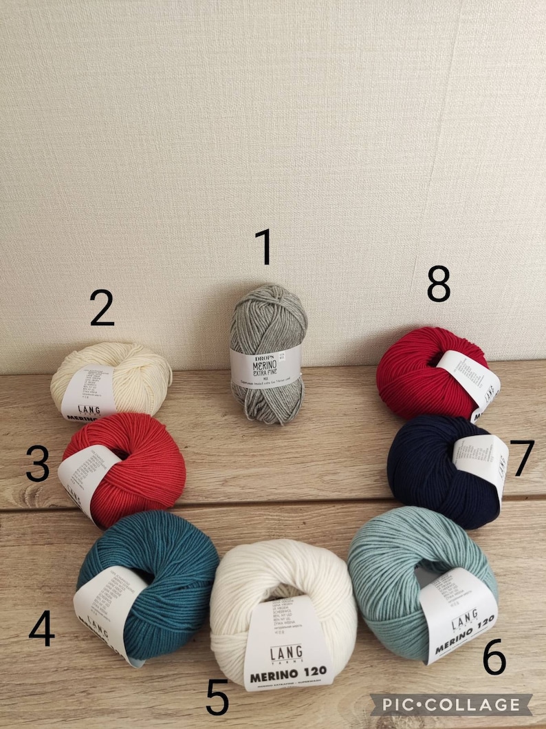 Bonnet turban bébé avec noeud tricoté à la main en laine mérinos image 7
