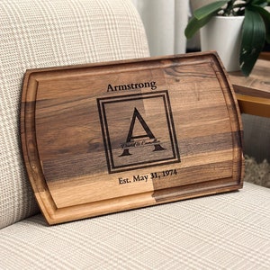 BBQ (Walnut) Cutting Board, Fathers Day Gift, Grilling Gifts, Custom BBQ Board, BBQ Gifts, Meat Cutting Board, Personalized Steak Board
