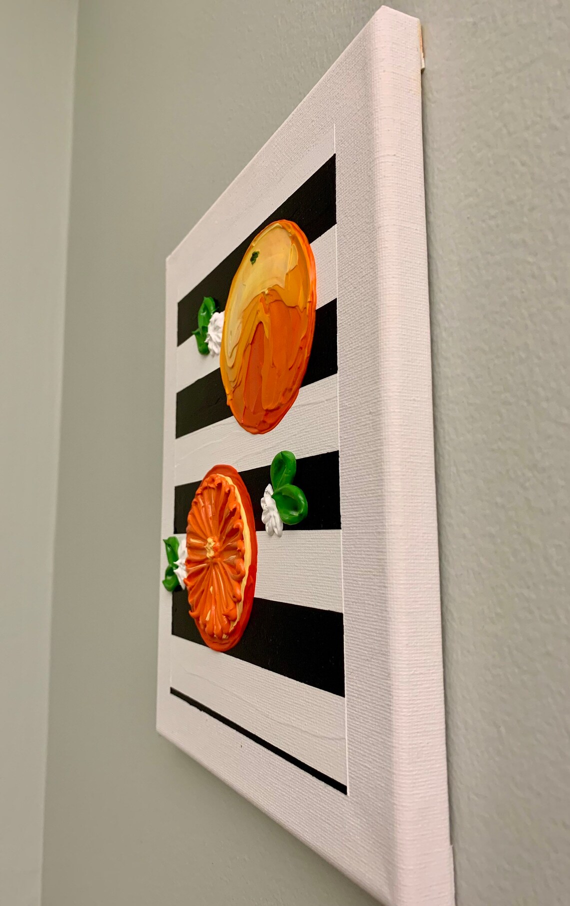 Oranges Wall Art Oranges Painting Fruit Decor New Apartment Etsy