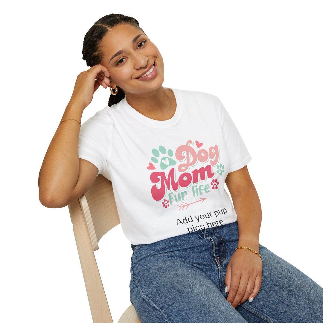 Mom Loved By Dogs - Personalized Custom Long Sleeve T-Shirt main image 0