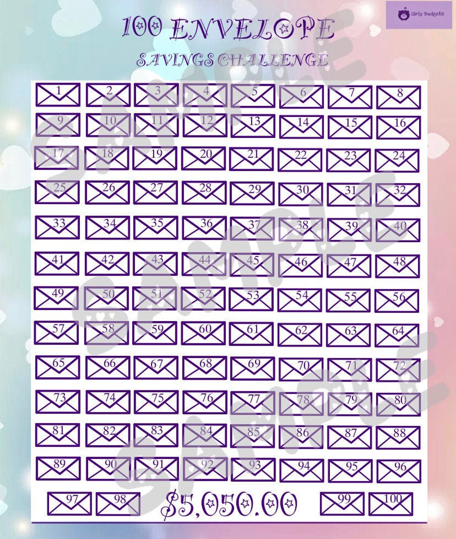 100-envelope-challenge-tracker-free-printable-2023-calendar-printable