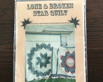 Lone & Broken Star Quilt Pattern