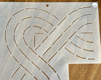 Cable Border Stencil 7-1/2 - Etsy