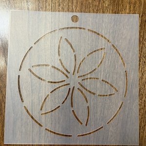 Sanddollar Schablone 12cm