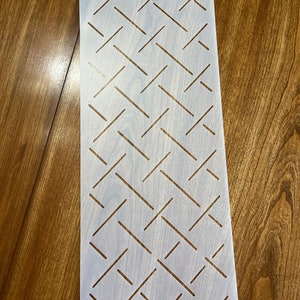 Lattice border stencil 8&quot;w