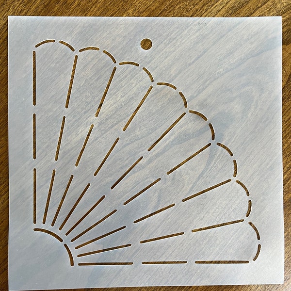Fan Stencil 7"