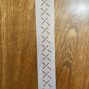Cross stitch border stencil 1&quot;wide