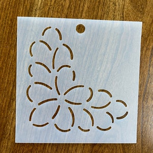 Feather Corner Stencil 4-1/4”