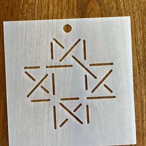 Star stencil 4"