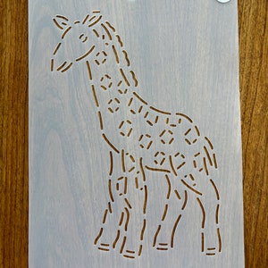 Giraffe Stencil 9.25&quot;