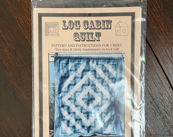 Log Cabin Quilt Pattern