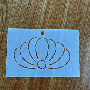 Plantilla de concha de 5,4&quot; x 3&quot;