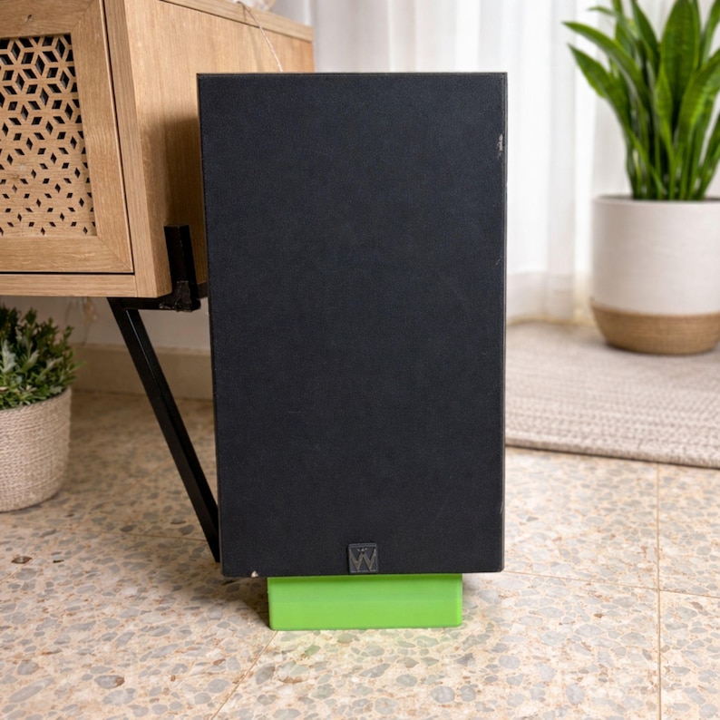 Hidden Riser Hidden Speaker Stand With Secret Compartment | Angled Audio Riser ...