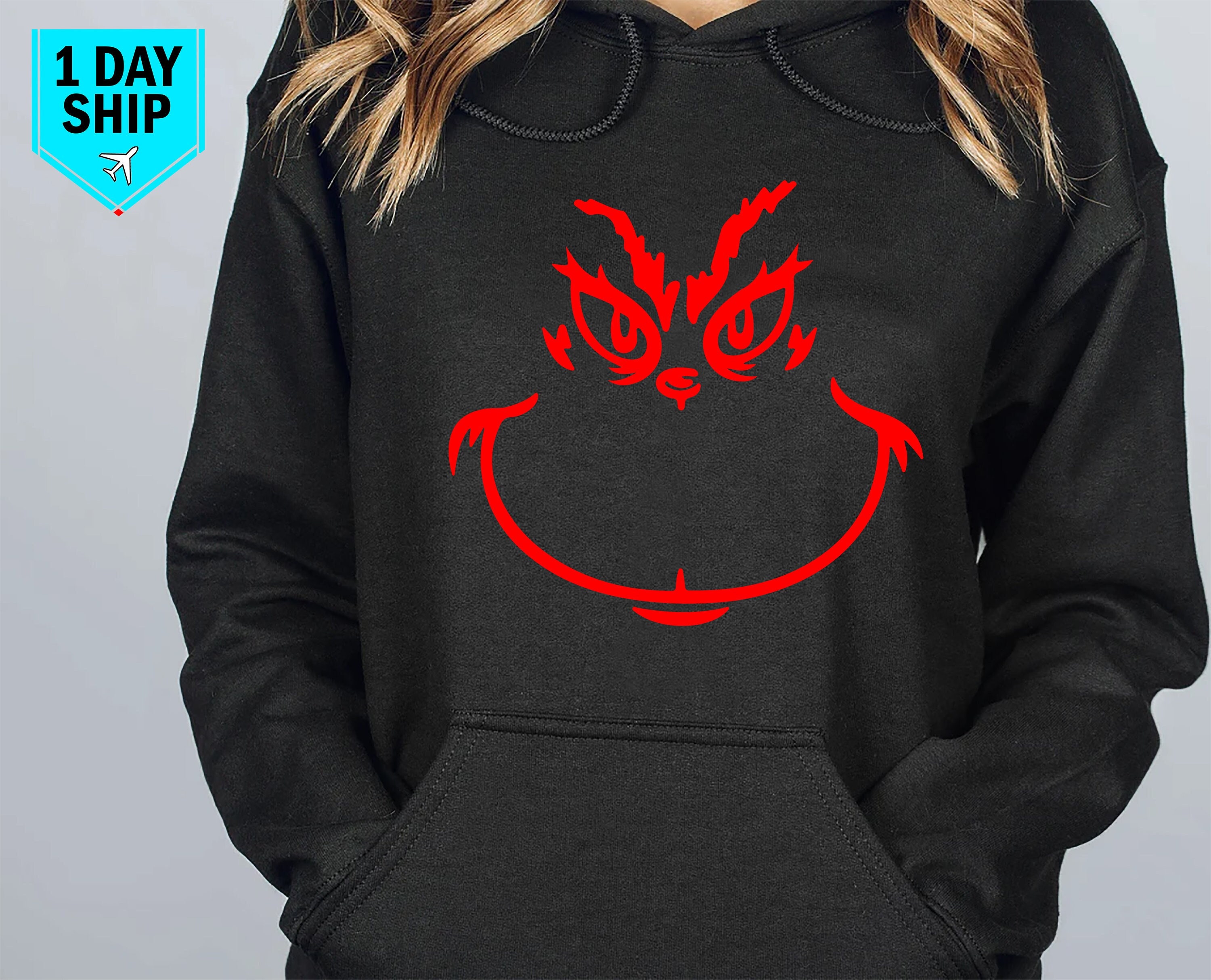 Grinch Hoodie Mens Etsy UK