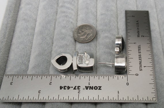 Solid 925 Sterling Silver Genuine Cushion Cut Qua… - image 4