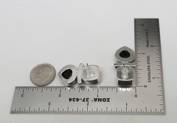 Solid 925 Sterling Silver Genuine Cushion Cut Qua… - image 3