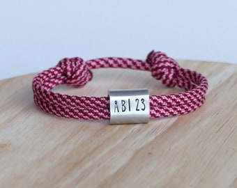 Graduation 2026 bracelet, hand-stamped, lucky charm for high school graduation, school leaving gift