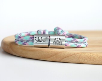 Rainbow bracelet, schoolchild gift for girls