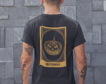 Casual Unisex Halloween T-Shirt / Halloween Party / Unisex Style / Creepy T-Shirt / Black Shirt / Organic Cotton / Casual Fit