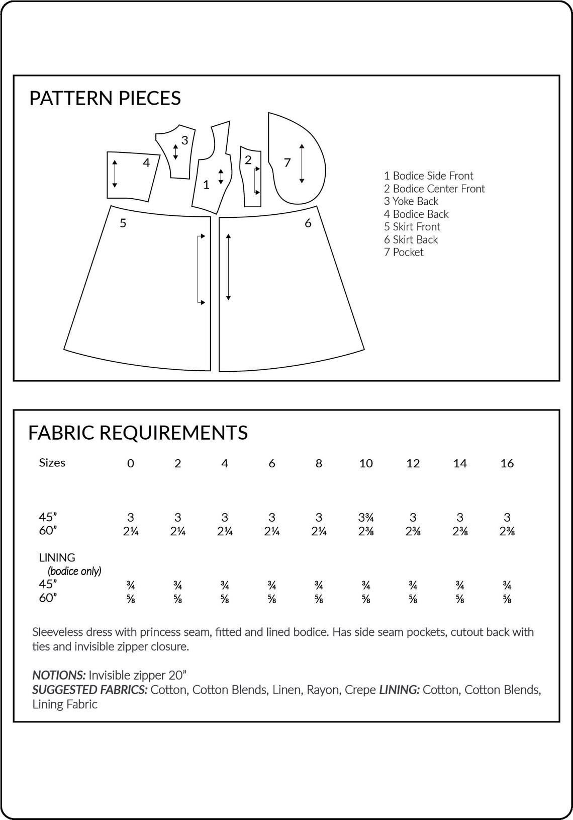 Hulya Dress PDF Sewing Pattern Sizes 016 Etsy