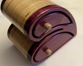 Joyero de corazón (Corazón morado)