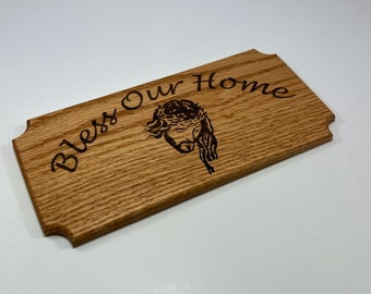 Placa Bendice Nuestro Hogar Jesús