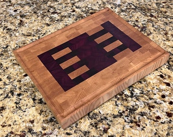 Mini tabla de cortar de madera de veta final