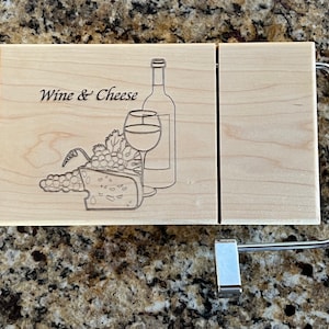 Custom Engraved Wine & Cheese Slicer Board