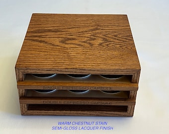 Caja de almacenamiento de cápsulas de café Nespresso (2 niveles)