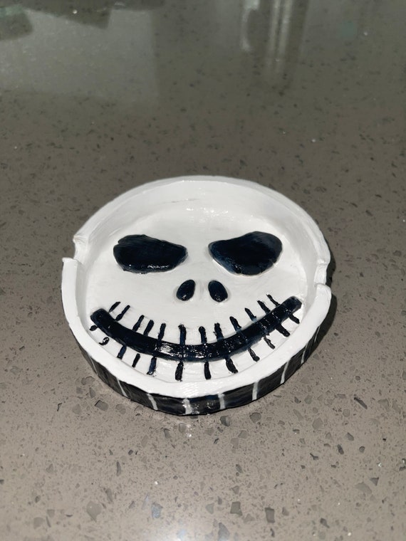 Jack the Skeleton Ashtray / Handmade Clay Ashtray/ Nightmare Before  Christmas/ Christmas Gift Idea/ Birthday Gift Idea 