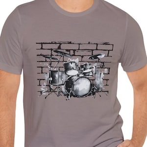 Drummer t-shirts, Unisex Musicians Jersey, Short Sleeve Drum set Tee, Music lover Tee, Gift for Drummer, Musicians Apparel