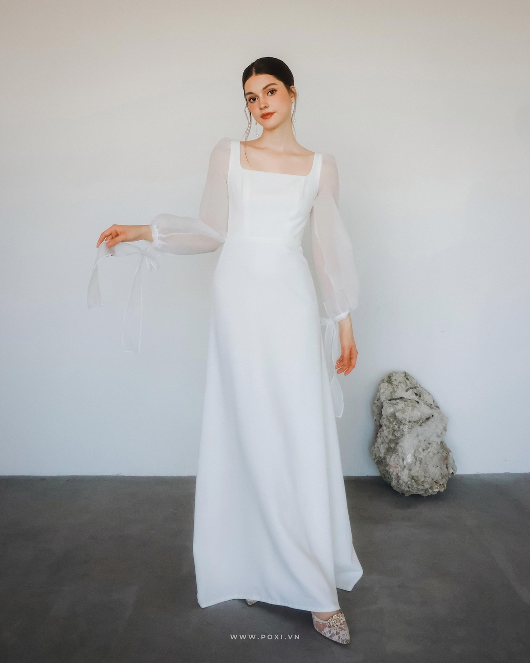 Wedding Dress Vestiti Hope Collection Buy Long Sleeve Crepe