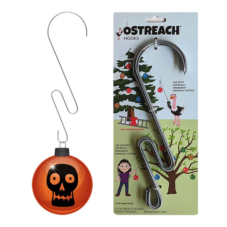 Outdoor Tree Hangers for Spooky Ornaments - Large Halloween Ornament Hook – Halloween Ornament Hangers | Ostreach