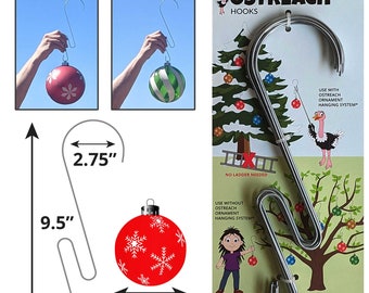 Ornament Hooks, Ornament Hangers, Christmas Hooks, Tree Hooks, Christmas Tree Hooks, Ornament Hanging, Outdoor Hook, Ornament Hook, Ostreach