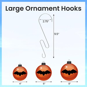 Outdoor Tree Hangers for Spooky Ornaments - Large Halloween Ornament Hook – Halloween Ornament Hangers | Ostreach