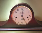 Seth Thomas Woodbury 1302 Westminster Strike Chime 8-day Keywound Mantel Clock For PARTS, Not Working