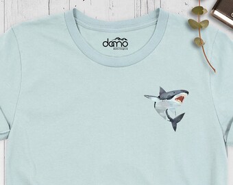 Shark Pocket Shirt - Etsy