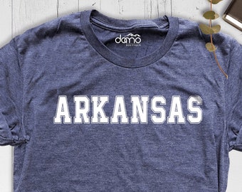 Arkansas USA Adult Cotton T-shirt Arkansas USA Adult Cotton T-shirt