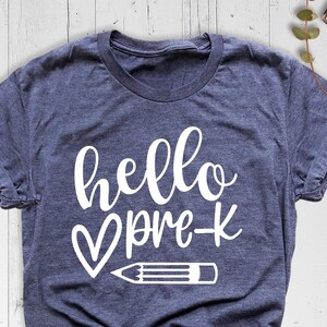 Hello Pre K Shirt, Pre-K Team Shirt, Pre K Teacher Shirt, Teacher Shirt, Pre-K Squad Shirt, Back To School Shirt, Teacher Appreciation Shirt