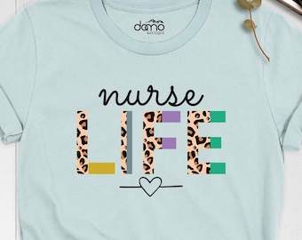 nurse life shirt, Nurse Gift, Nursing Shirt, Nurse Shirt, Registered Nurse Shirt, Nurse Tee,Cute nurse Gift, Nurse Week Gift, Gift for nurse