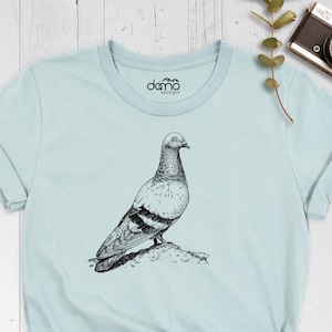 Cute Pigeon Shirt, Pigeon Lover Shirt, Pigeon Tee, Funny Animal Graphic Shirt, Cool Bird Shirt, Pigeon Design Shirt, Pigeon T-shirt