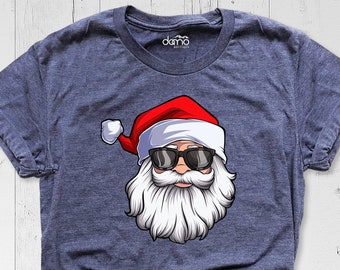 Christmas Santa Shirt Xmas Holiday Tshirt Funny Santa Tee, Retro Santa Shirt, Merry Christmas Tee, Santa Women Shirt, Santa Men Shirt
