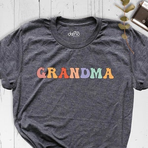 Grandma Shirt, Grandma To Be Shirt, Pregnancy Announcement Shirt, Grandma Birthday Shirt, Colorful Grandma Shirt, Grandma Love Shirt
