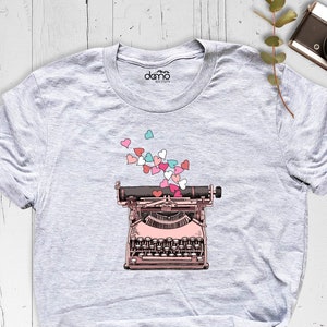 Typewriter Tshirt - Etsy