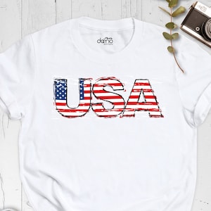 USA Flag Shirt, 4th of July Shirt, Big USA Tshirt, Independence Day Tee, Fourth of July Shirts, America Shirt, Patriotic T-Shirts, USA Shirt