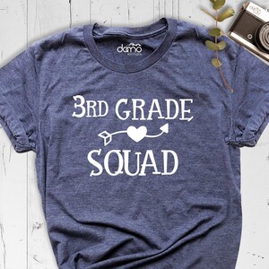 3rd Grade Squad Shirt, Grade Level Shirt, Third Grade Shirt, Hello Third Grade Shirt, Back to School Shirt, Going Into 3rd Grade Shirt