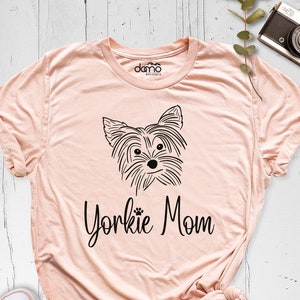 Yorkie Mom Shirt by DamoBoutique