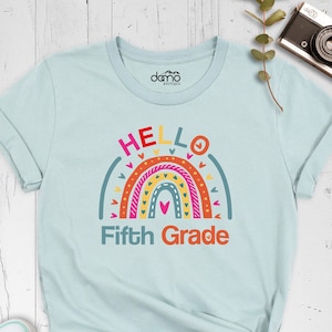 Hello Fifth Grade Shirt, Back to School Shirt, Grade Levels Shirt, Funny Grade Shirt, 5th Grade Shirt, Teacher Shirt, Grade Students Shirt