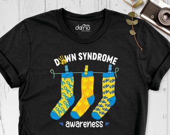 World Down Syndrome Day Shirt, Blue Ribbon Sock Awareness Shirt, Heart Hand Print Sock Support Shirt, 3 21 Tshirt, Extra Chromosome Outfit
