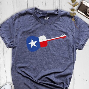 Guitar American Flag Shirt, Us Flag Tee Shirt, American Flag T-Shirt, 4Th Of July Flag Shirt, Music Lover Shirt, Musician Freedom Shirt